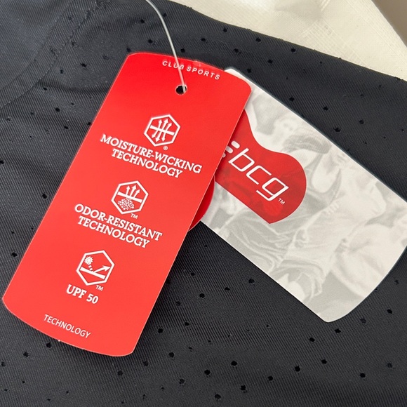 bcg Black Women's Tennis Skort with Perforated Detail - Picture 3 of 7